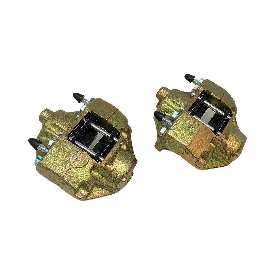 PAIR FRONT BRAKE CALIPER SET 2 PIN WITH BRAKE PADS VW BUG GHIA BUGGY