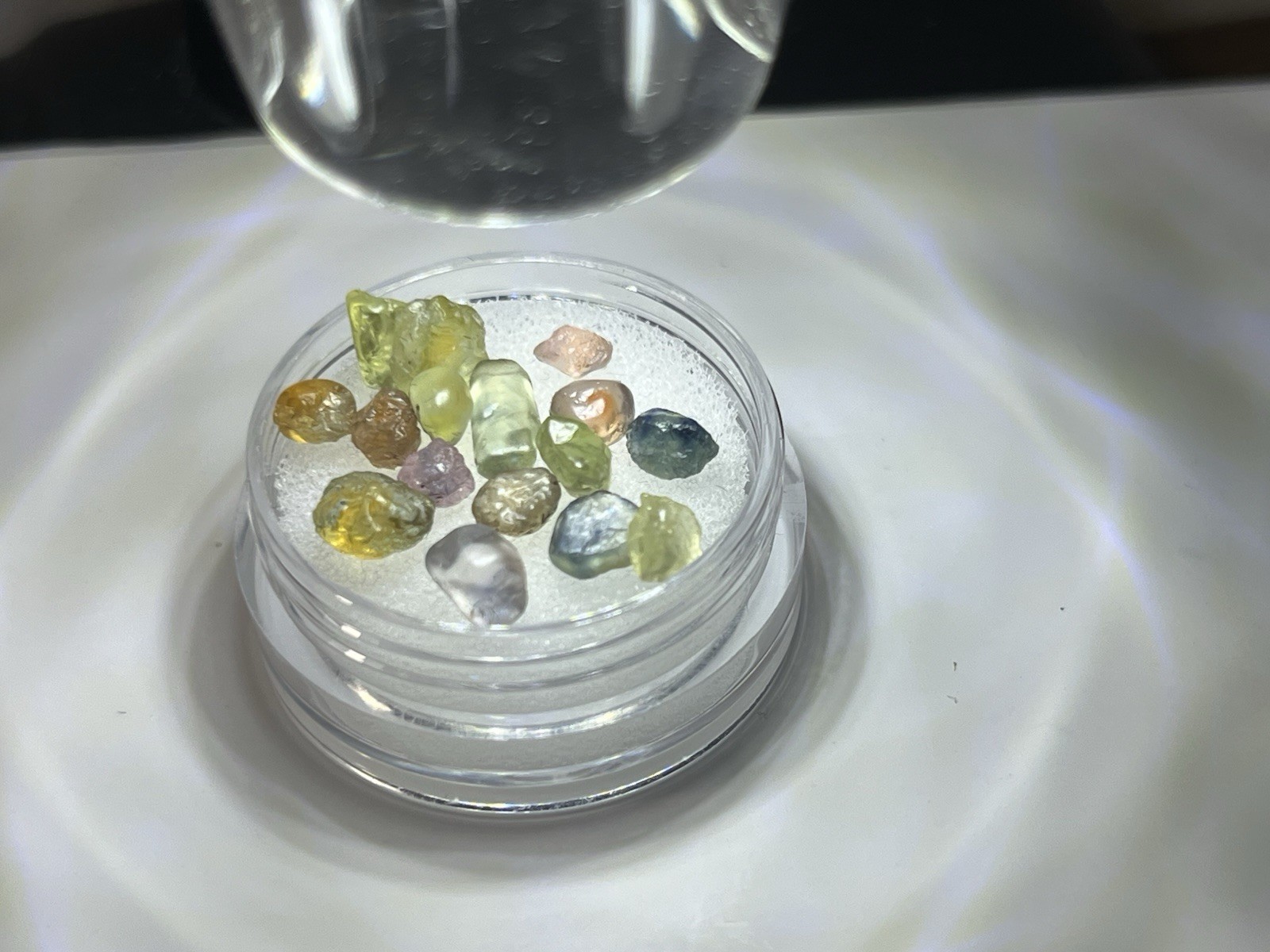 Natural Montana Sapphire Rough 10.00ct Multi-Color Gemologist Verified