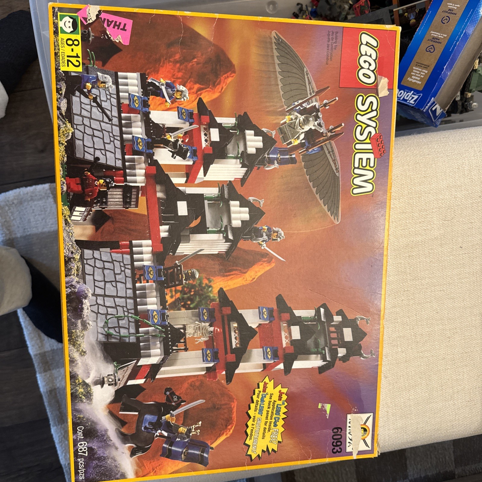LEGO System Flying Ninja\'s Fortress 6093 In 1998 Retired Set - with Original Box