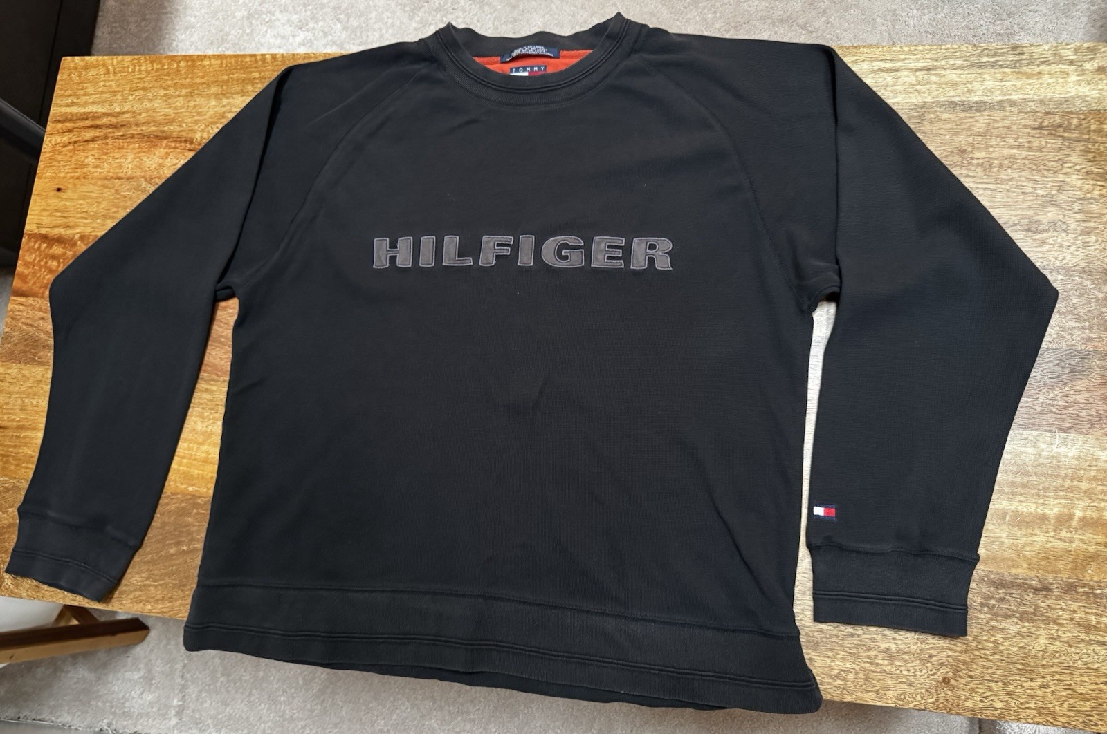 Vintage 90s Tommy Hilfiger Crewneck Sweatshirt Mens Large