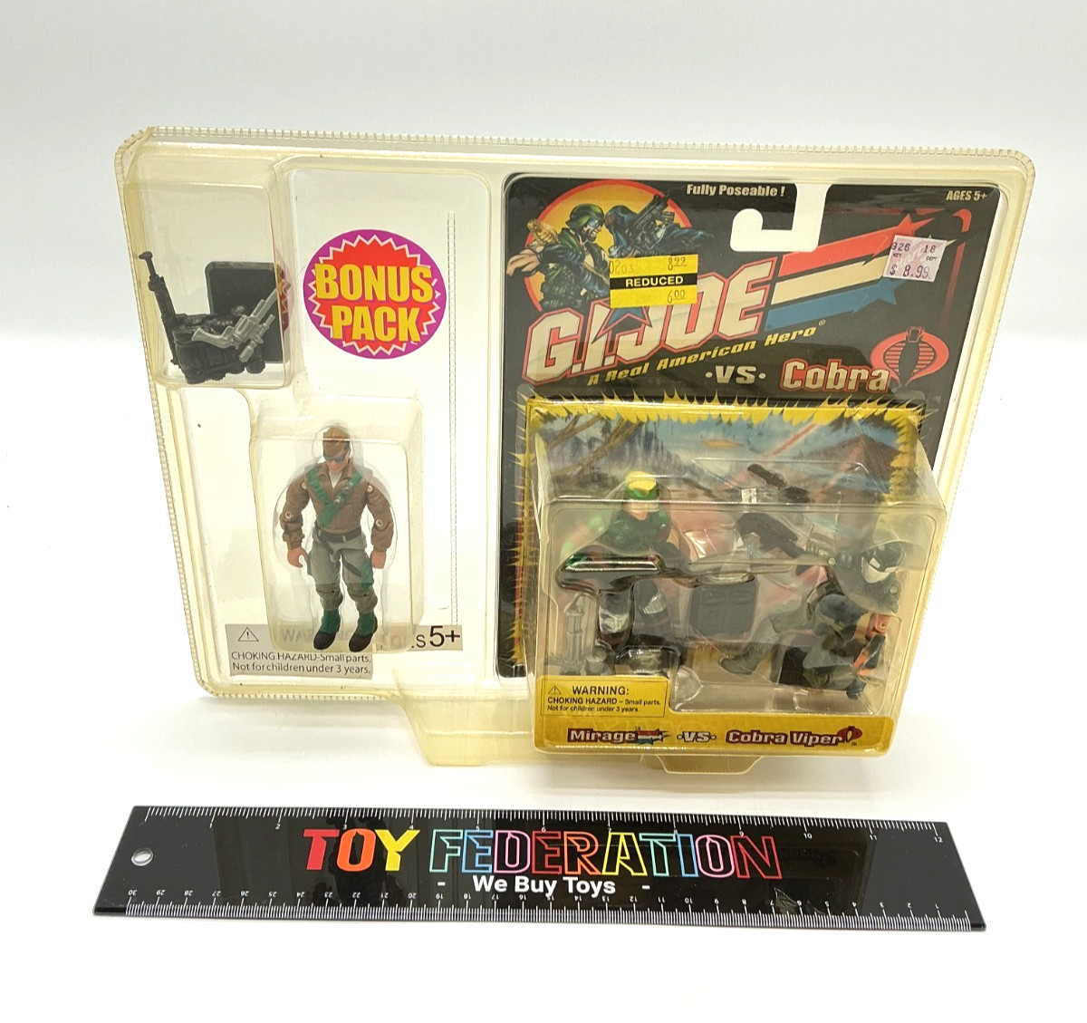 2002 Hasbro G.I. Joe MIRAGE VS. COBRA VIPER w/ Bonus Pack 2002 Hasbro G.I. Joe MIRAGE VS. COBRA VIPER w/ Bonus Pack