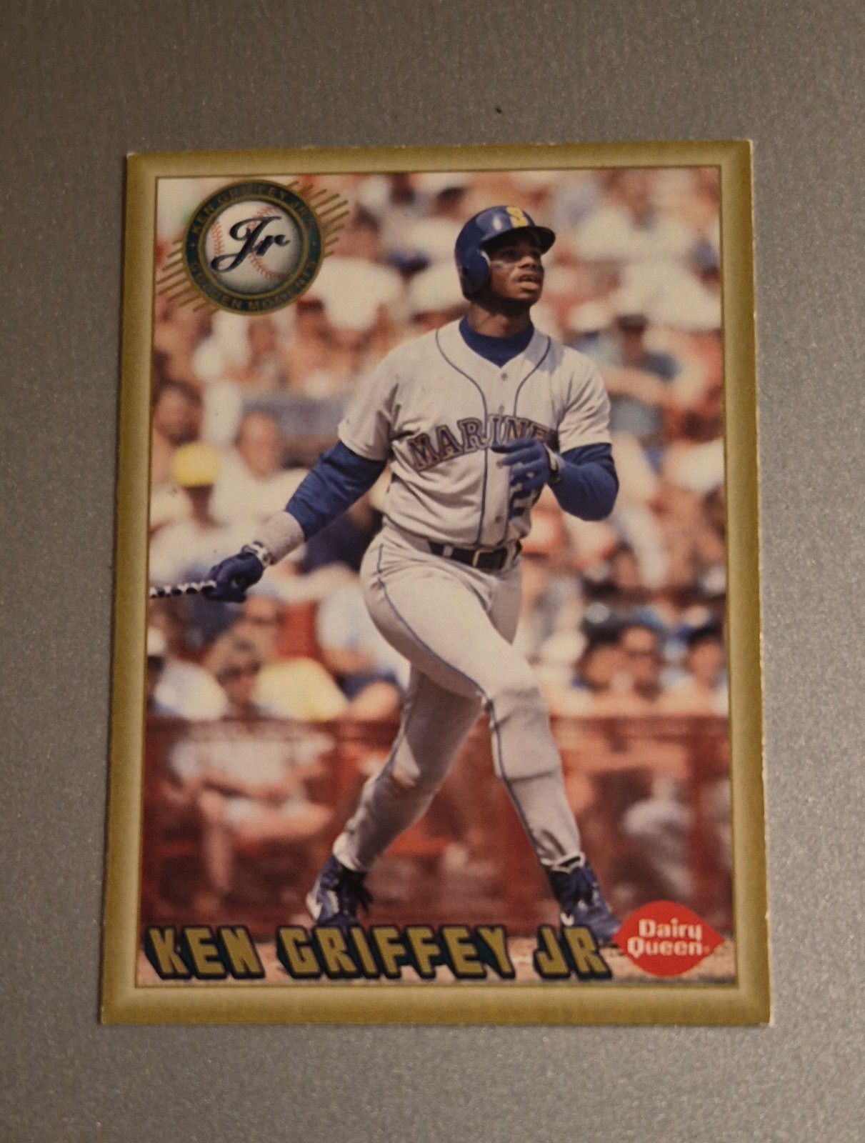 1994 Dairy Queen Ken Griffey Jr. Golden Moments - Ken Griffey Jr #3 Gold Border 1994 Dairy Queen Ken Griffey Jr. Golden Moments - Ken Griffey Jr #3 Gold Border