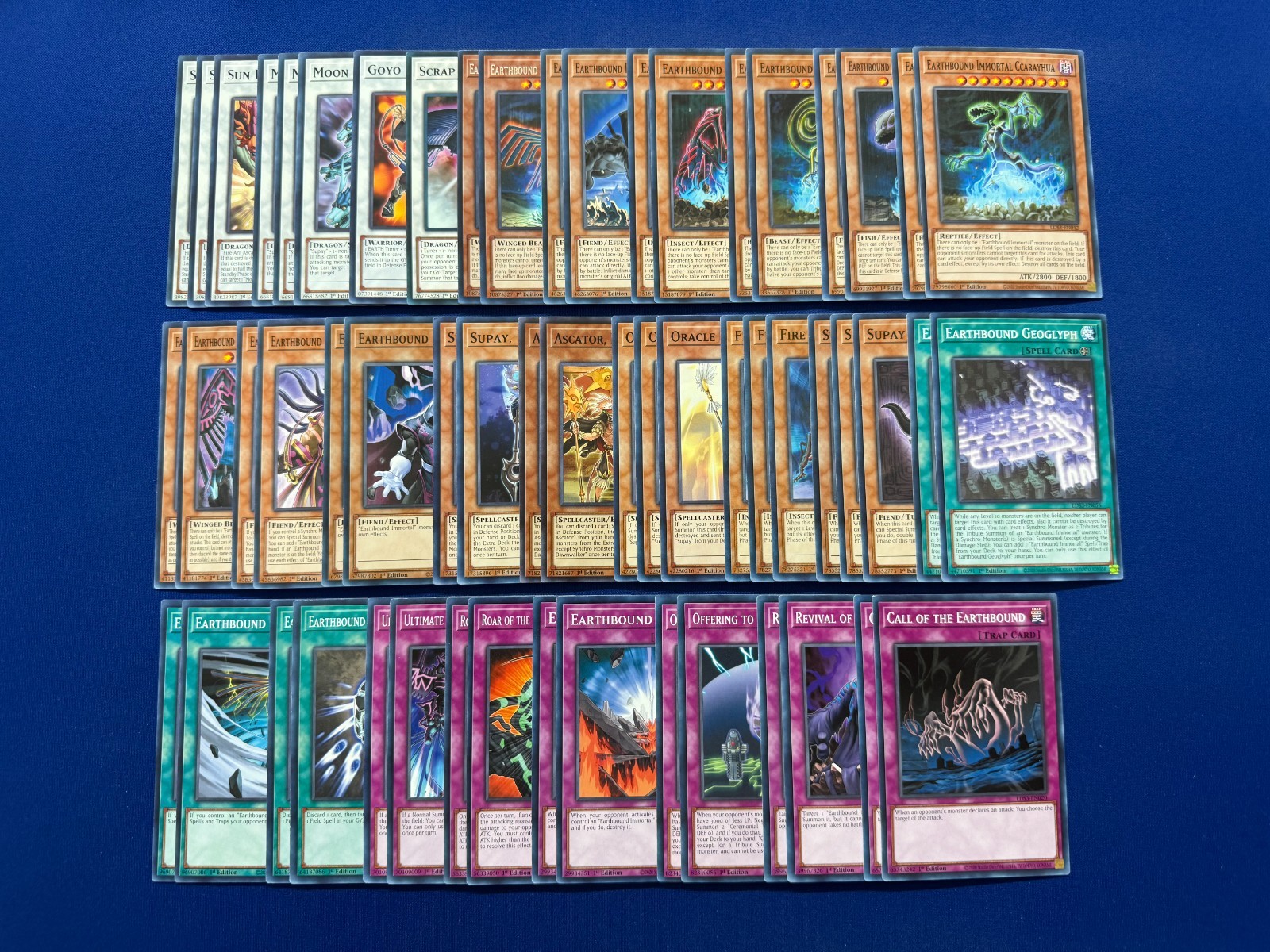 Yu-Gi-Oh 5D\'s - Rex Goodwin’s Complete Earthbound Immortal & Inca Deck