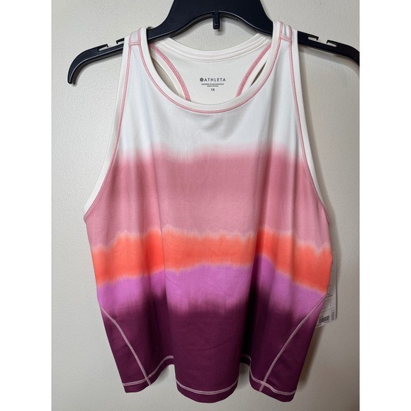 Athleta Shanti Printed Crop Tank