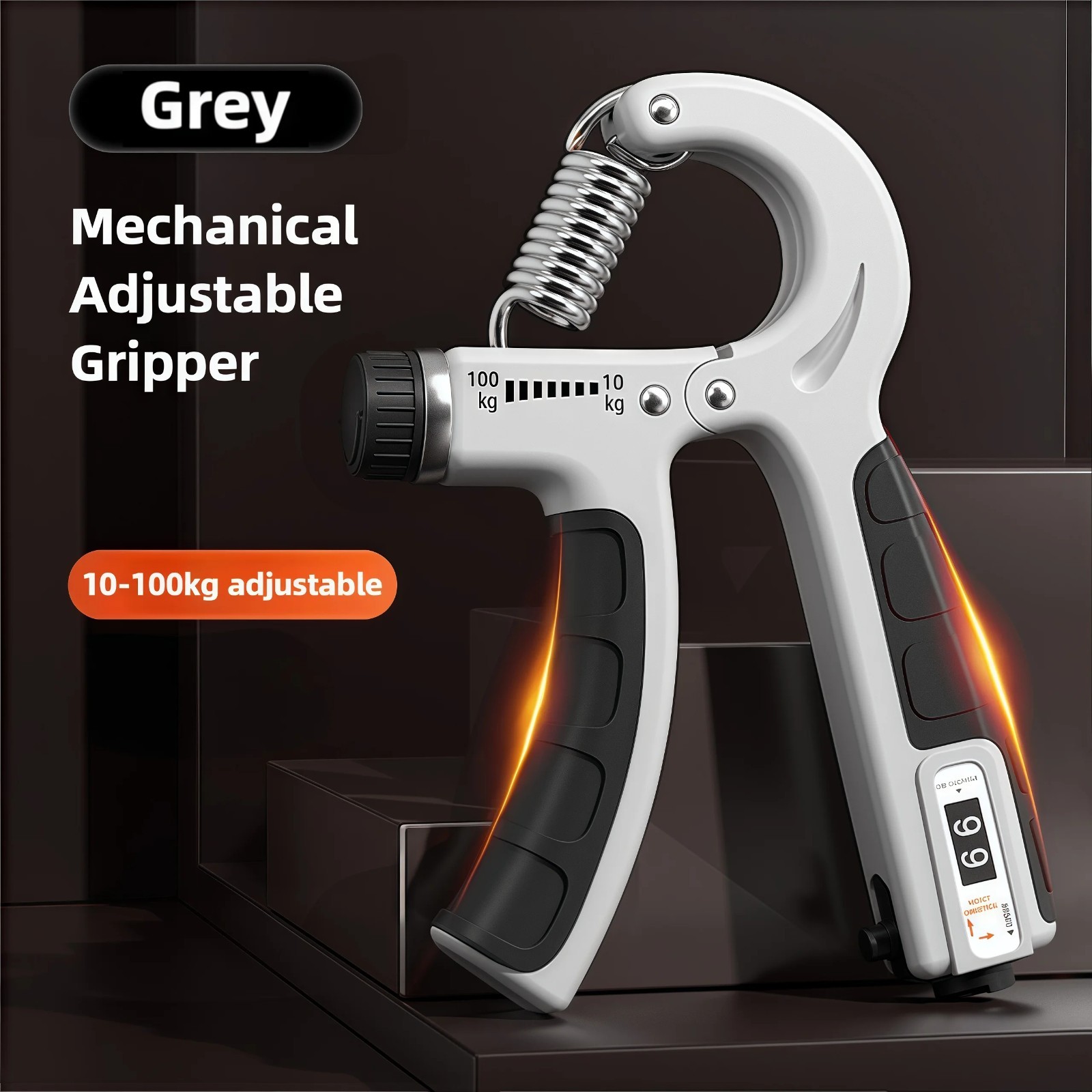 Adjustable Hand Grip Strength Trainer Forearm Exerciser Squeezer Heavy Duty US