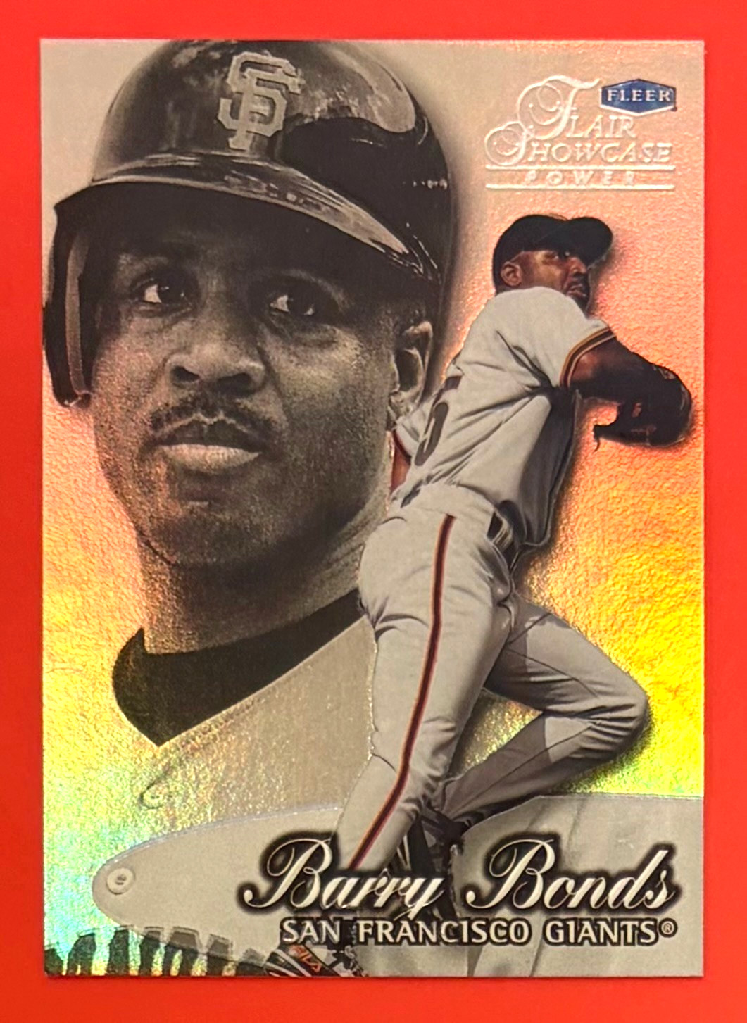 BARRY BONDS 1999 FLAIR SHOWCASE #25