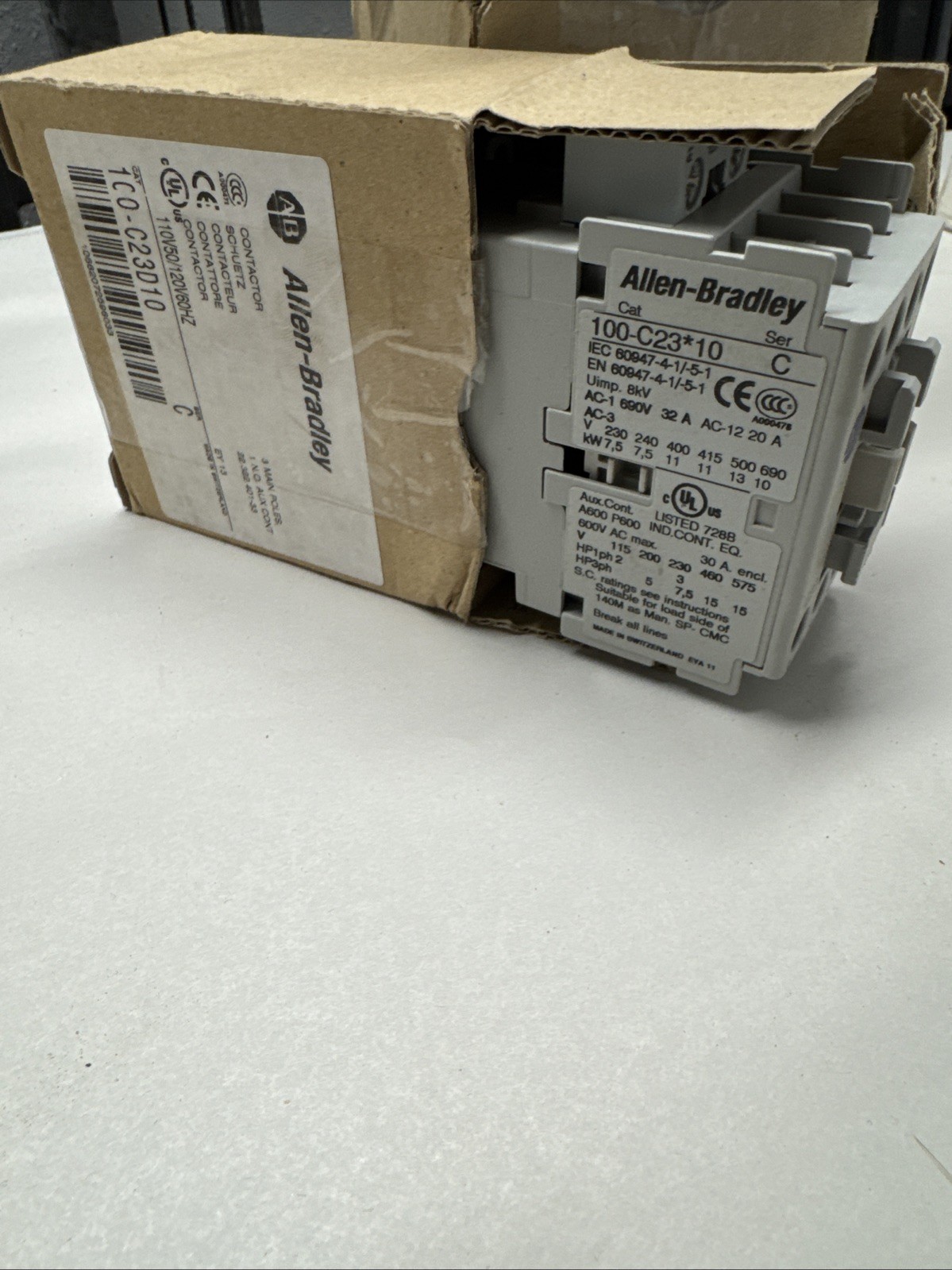 Allen Bradley 100 – C23D*10 C Contractor industrial Motor Control A Lot Of Three