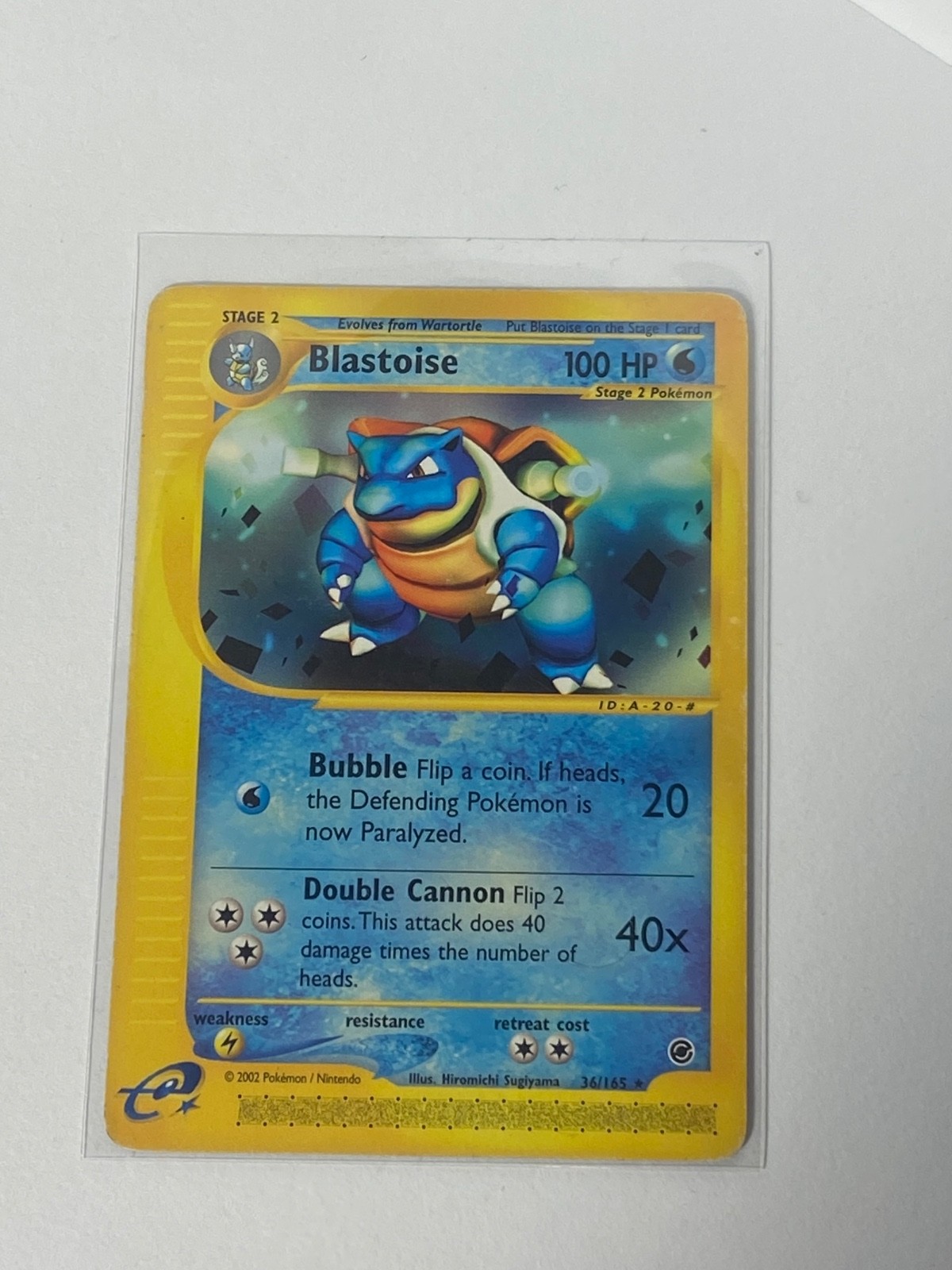 Blastoise (36) Rare Expedition 036/165 MP