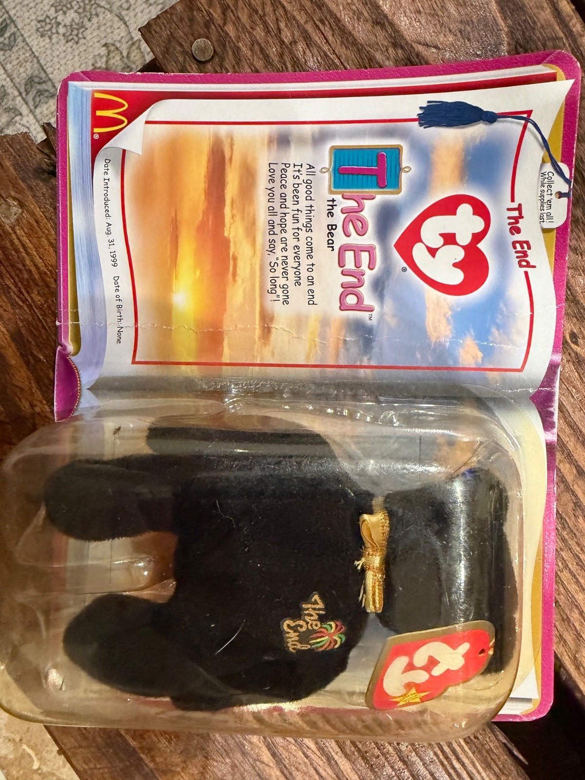 Ty Beanie Baby The End 1999 Y2k Millennium Teddy Bear SG_B00002CFB8_US Ty Beanie Baby The End 1999 Y2k Millennium Teddy Bear SG_B00002CFB8_US