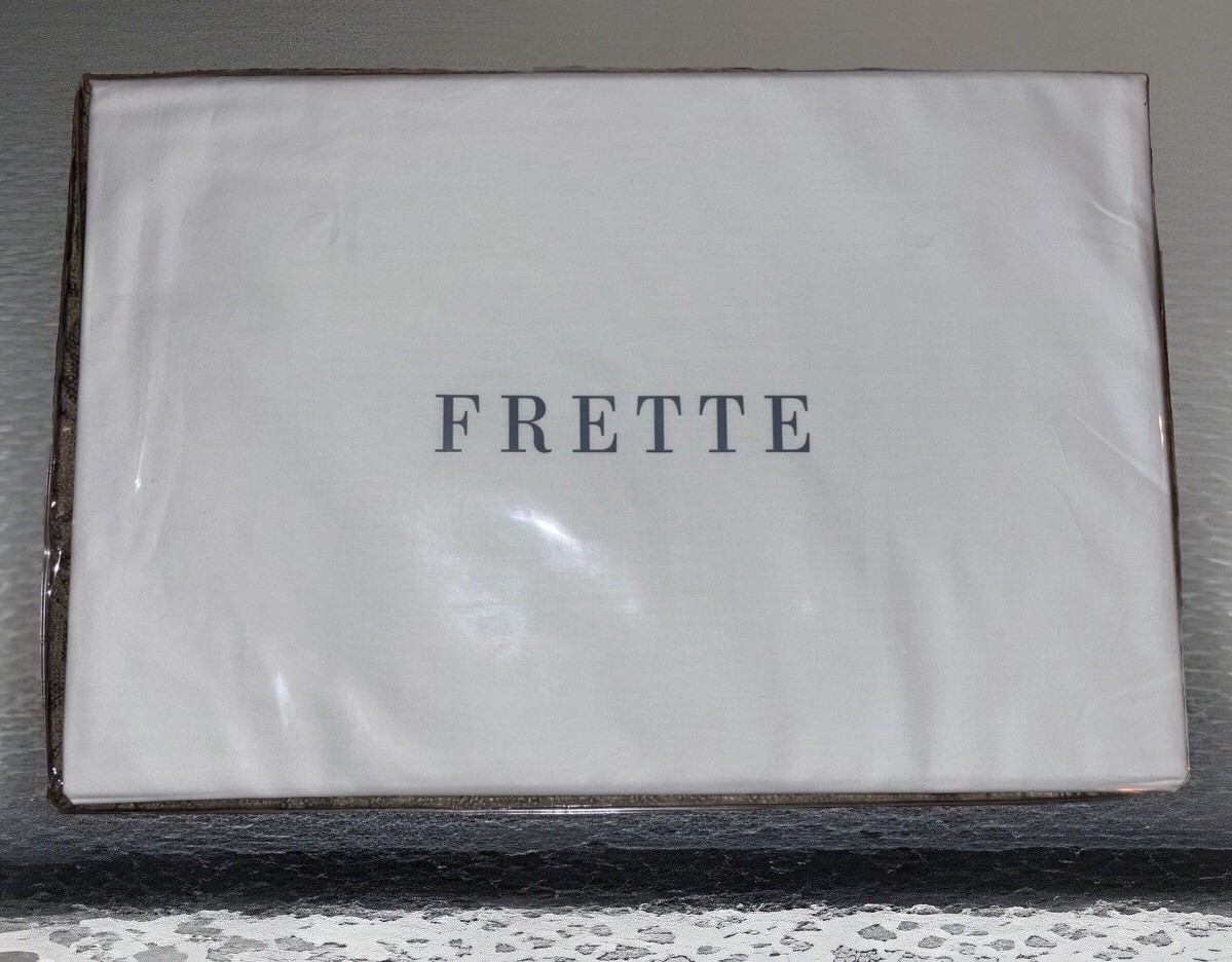 $220 Frette Hotel Classic Percale Fitted Sheet Queen White Cotton NEW WITH TAGS $220 Frette Hotel Classic Percale Fitted Sheet Queen White Cotton NEW WITH TAGS
