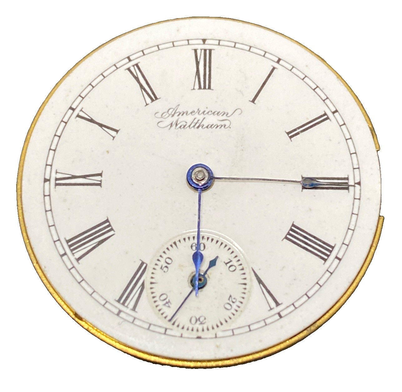 Waltham Grade 60 Pocket Watch Movement Size 0s 7j 1891 mod Hunter ticking F7562 Waltham Grade 60 Pocket Watch Movement Size 0s 7j 1891 mod Hunter ticking F7562