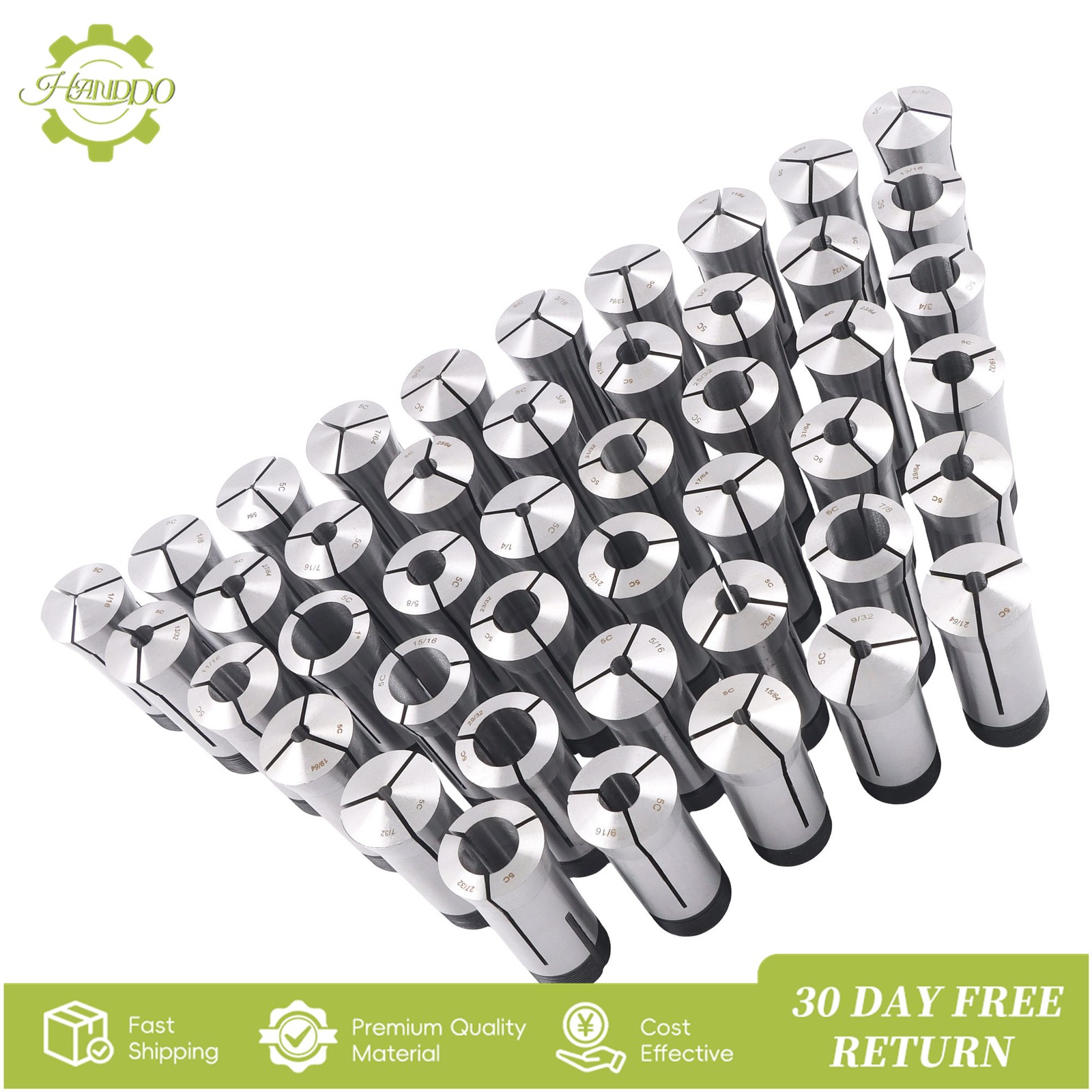 5C Collet Set 45PCS 1/32\