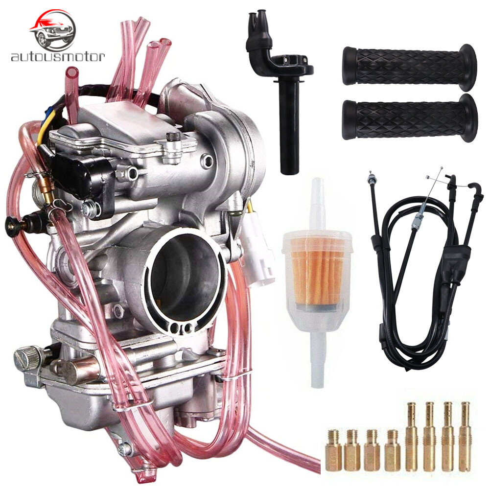 For 2001-2013 Yamaha YZ250 YZ250F Carburetor w/ Twist Hand Grips Cable Jet Kits
