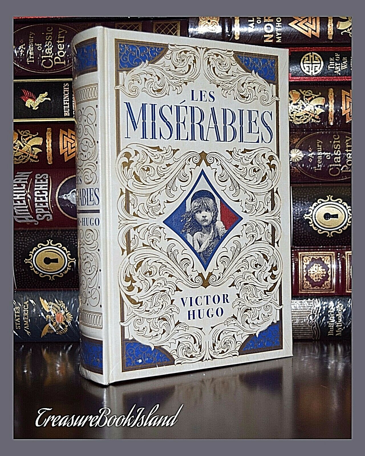 NEW Les Miserables by Victor Hugo Leather Collectible Hardcover Deluxe GIFT
