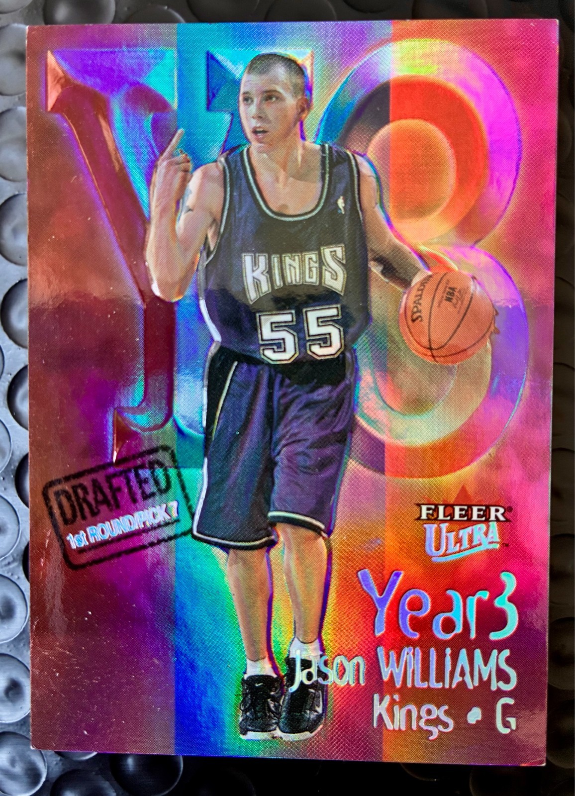 2000-01 Ultra Year 3 Platinum Parallel JASON WILLIAMS Missing Serial # Version