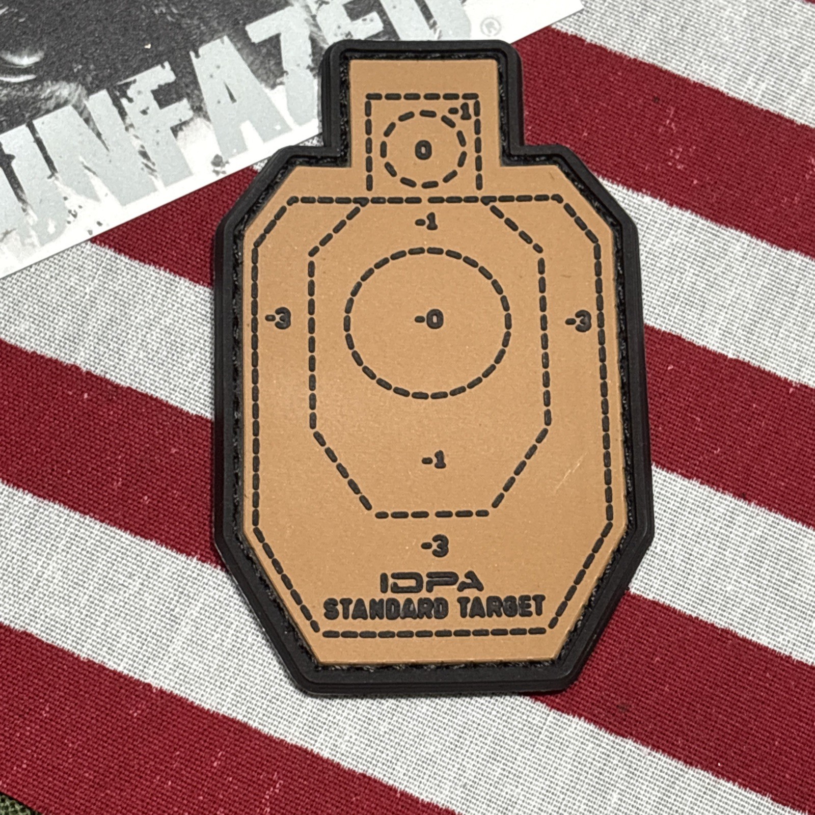 PvC 3D: Silhouette Target… Morale Brown Hook And Loop Patch High Quality 3d PvC 3D: Silhouette Target… Morale Brown Hook And Loop Patch High Quality 3d
