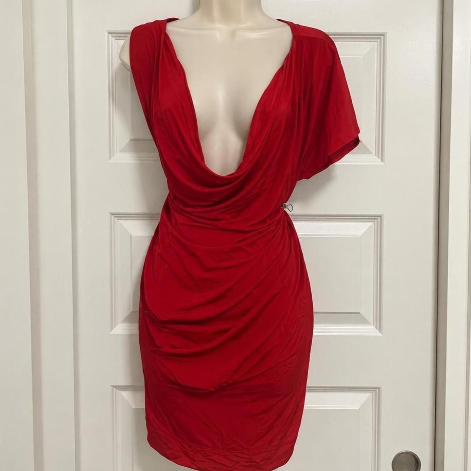 Bebe Women\'s Red Dress Bebe Women\'s Red Dress