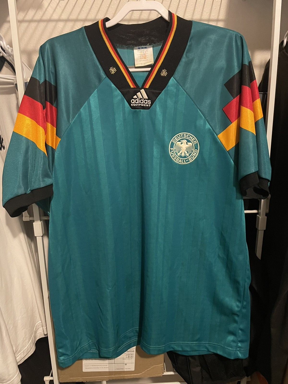 Vintage 1992 German National Team Away Kit (XL) Vintage 1992 German National Team Away Kit (XL)