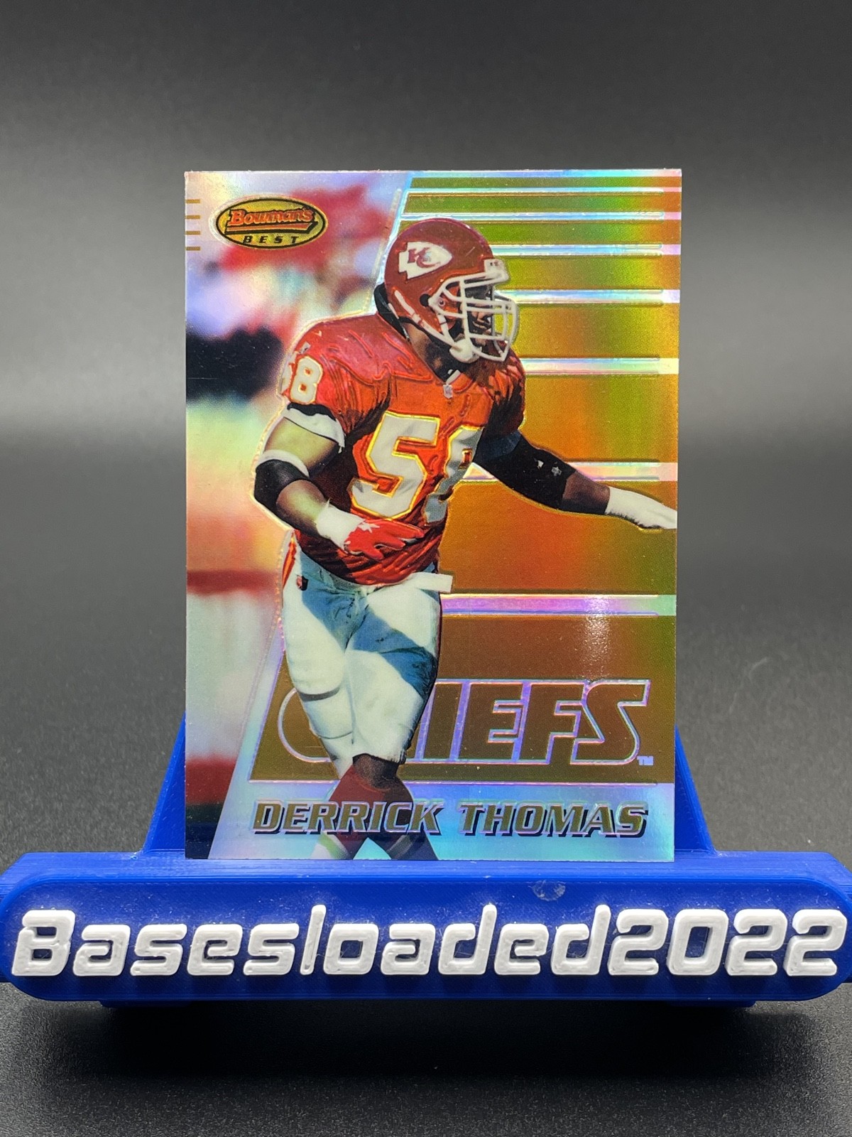 1996 Bowman's Best - Derrick Thomas #132 Refractor Chiefs HOF Legend