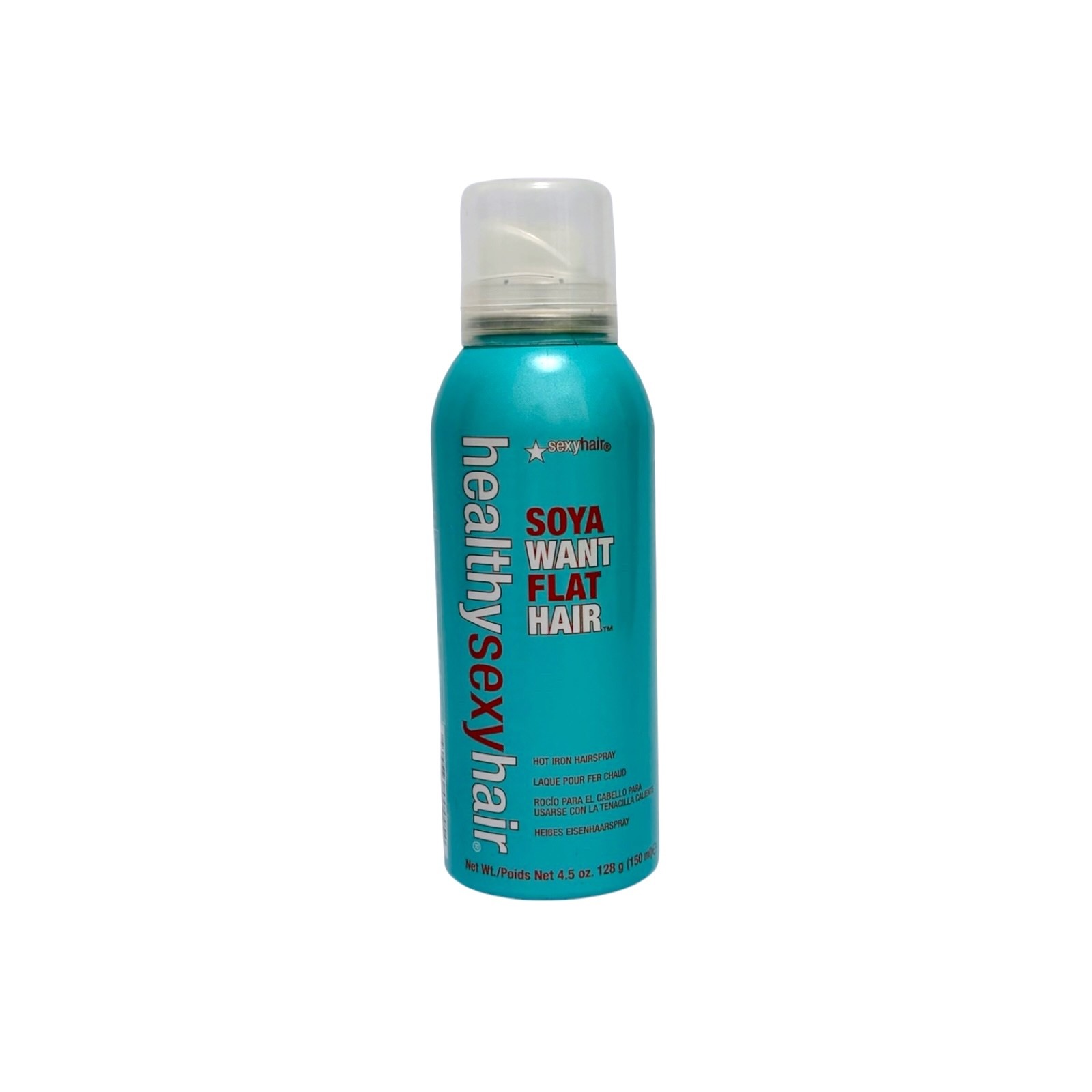 Healthy Sexy Hair Soya Want Flat Hair Hot Iron Hairspray SexyHair 4.5 oz Healthy Sexy Hair Soya Want Flat Hair Hot Iron Hairspray SexyHair 4.5 oz