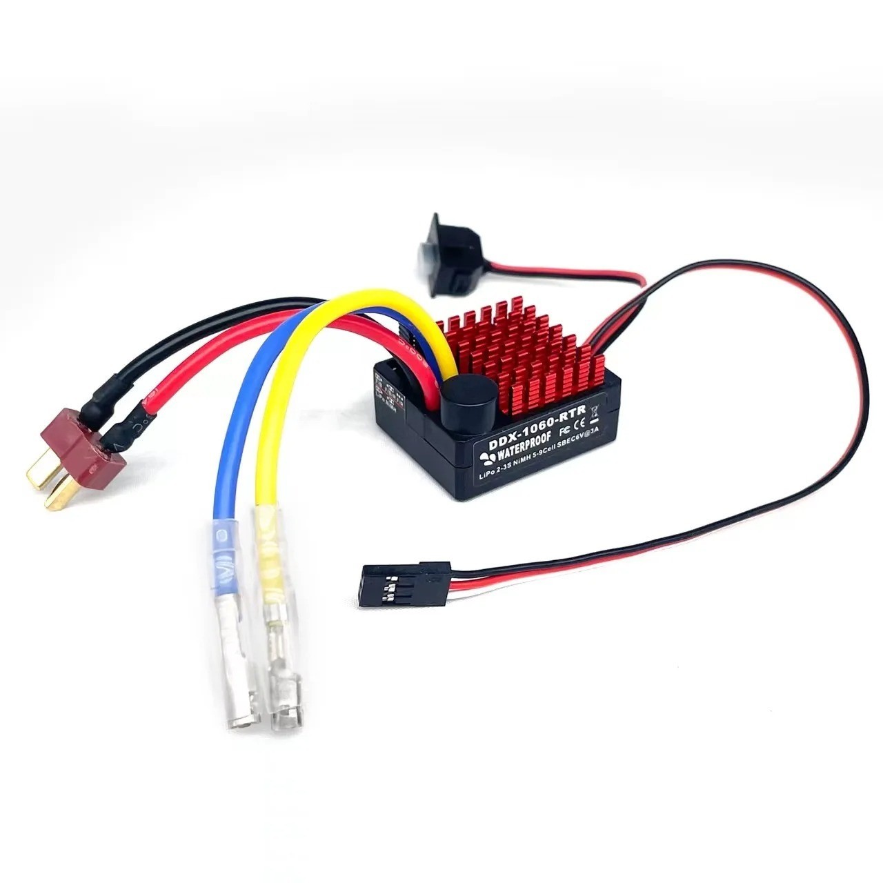 9IMOD 1060 RTR 60A Waterproof Brushed ESC Speed Controller for 1/10 RC Car Motor