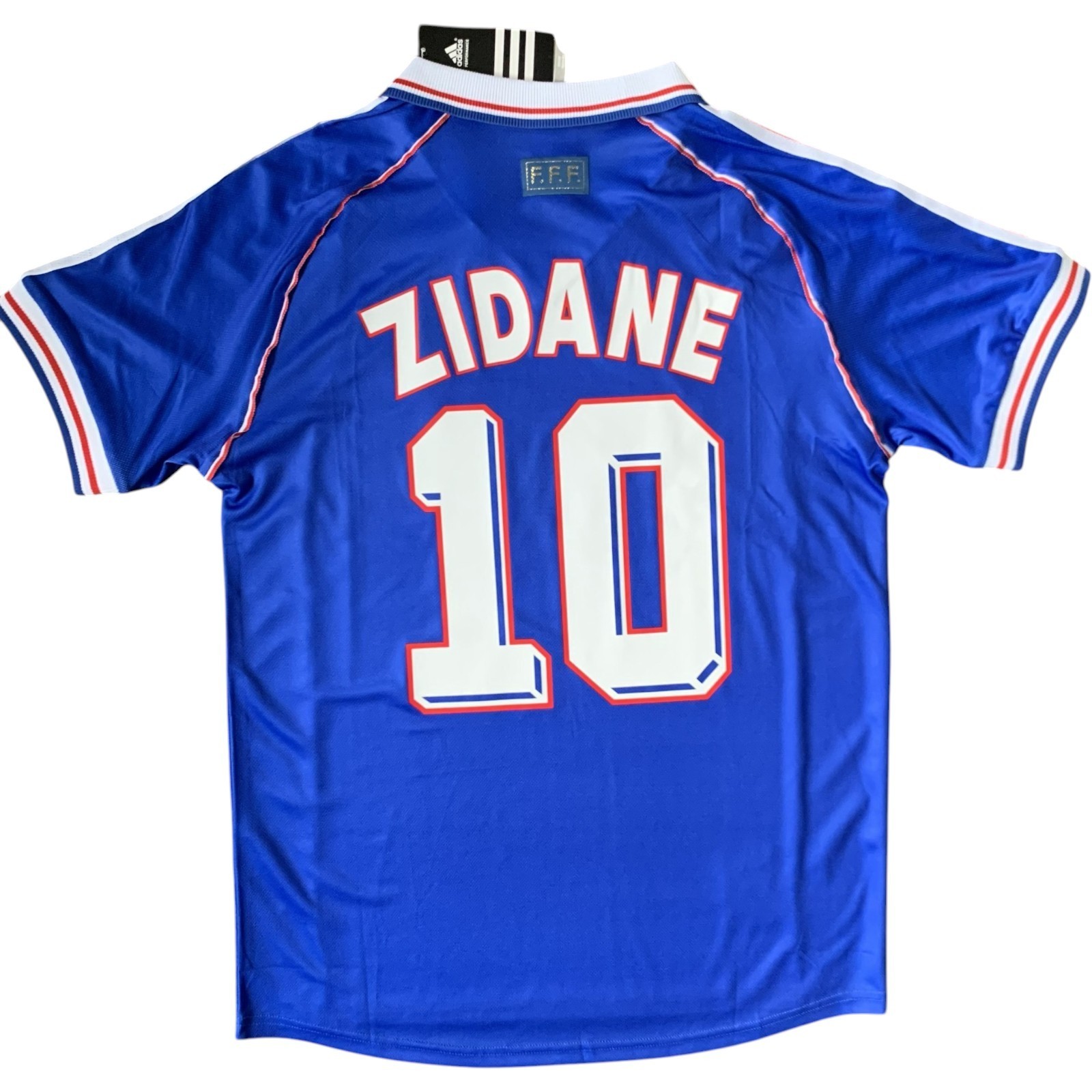 Zinedine Zidane France 1998 World Cup Home Jersey Retro Shirt - Mens Sizes - New
