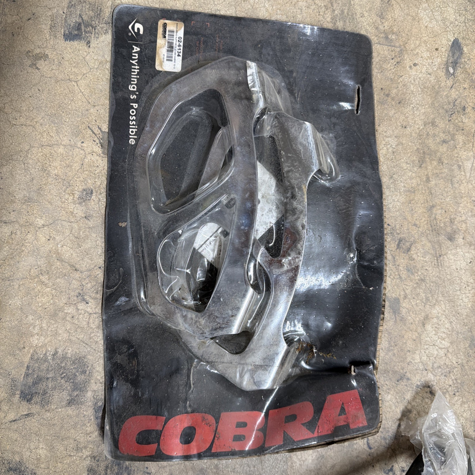Nos Cobra Saddlebag Support Brackets - 02-6134 Nos Cobra Saddlebag Support Brackets - 02-6134