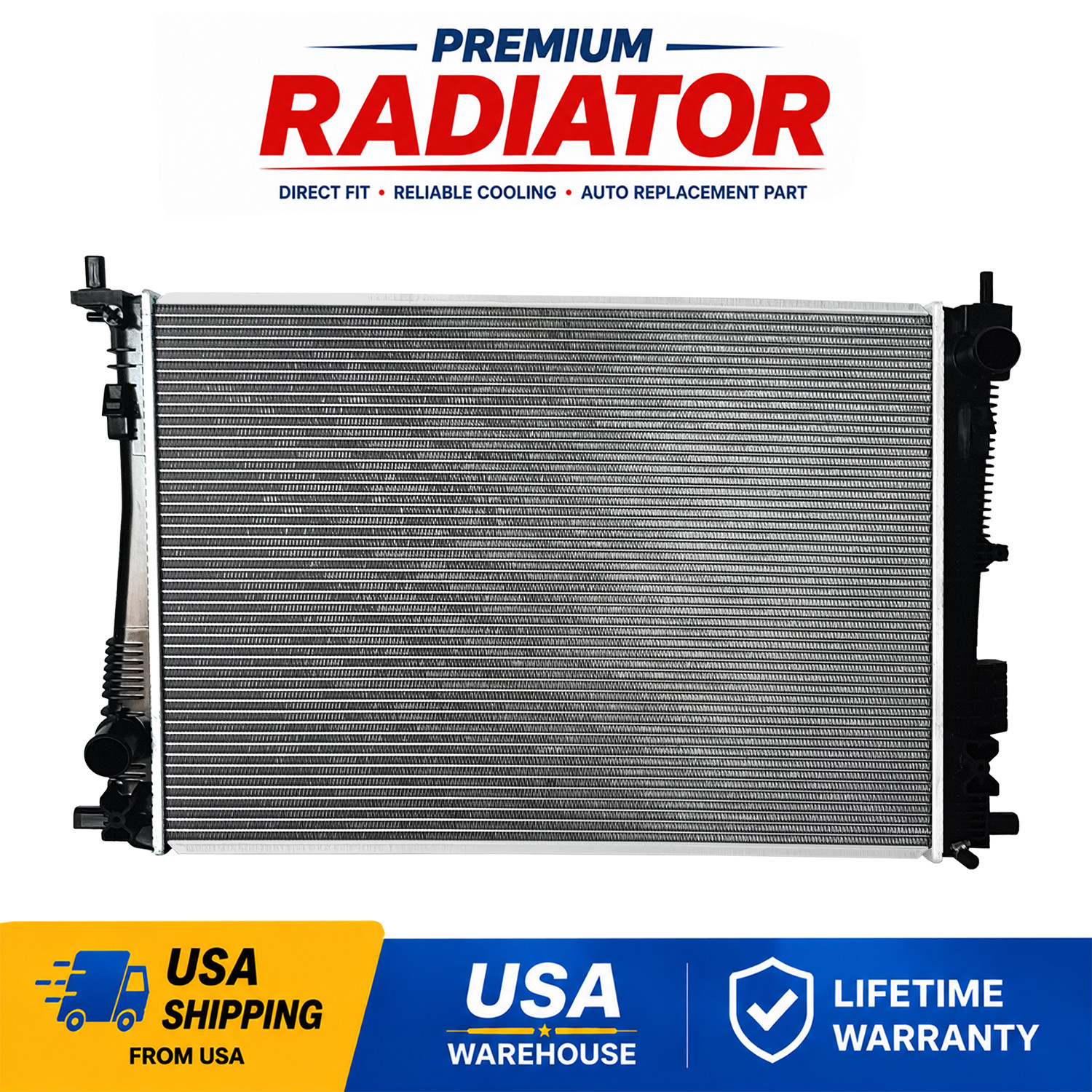 Radiator For 2017-2023 Chrysler Pacifica 2020-2023 Chrysler Voyager 3.6L CU13641