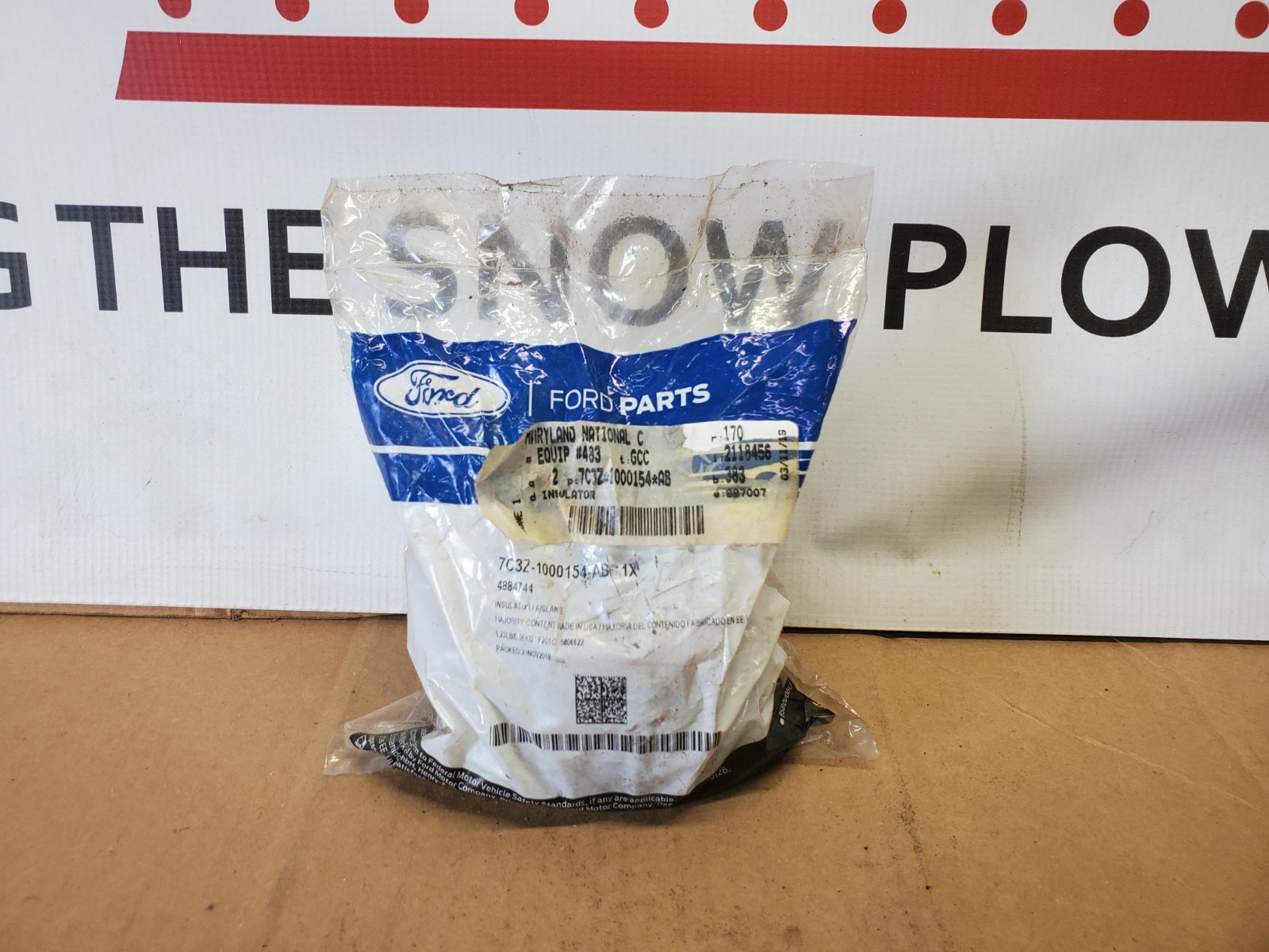 Genuine OEM Ford Upper Insulator 7C3Z-1000154-AB 4884744 Genuine OEM Ford Upper Insulator 7C3Z-1000154-AB 4884744