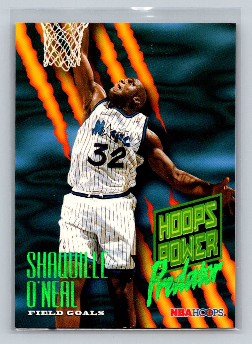 1994-95 NBA Hoops - Power Predator Shaquille O\'Neal #P-3