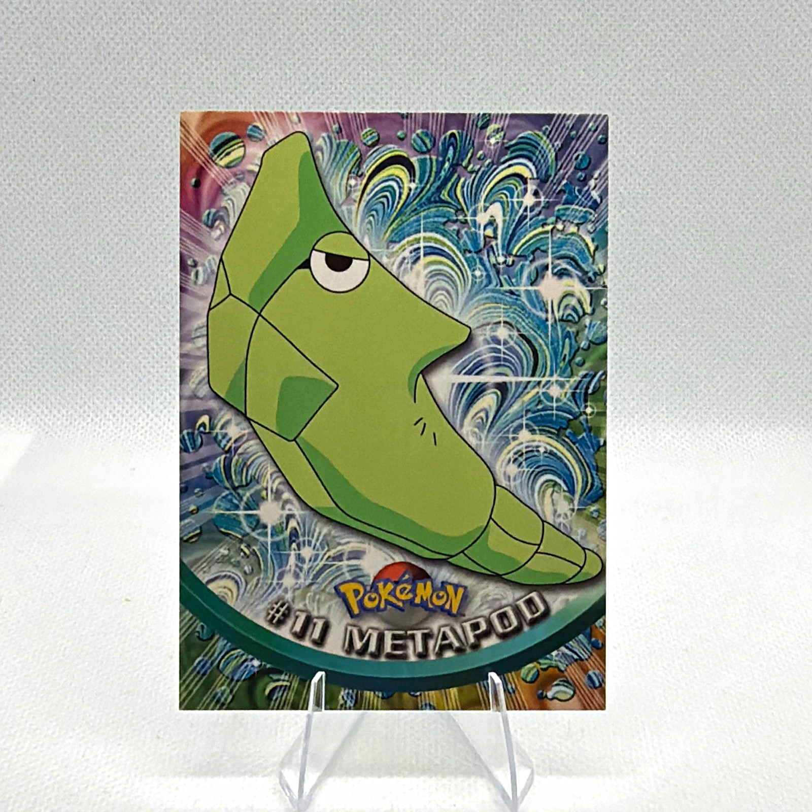 Topps Metapod #11 TV Animation Edition Foil Pokemon Topps Series 1 English 1999