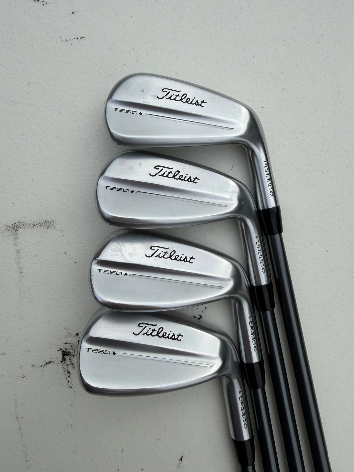 Titleist 2025 T250* Launch Spec Iron Set 7-PW MMT 65 Senior Flex NEAR MINT