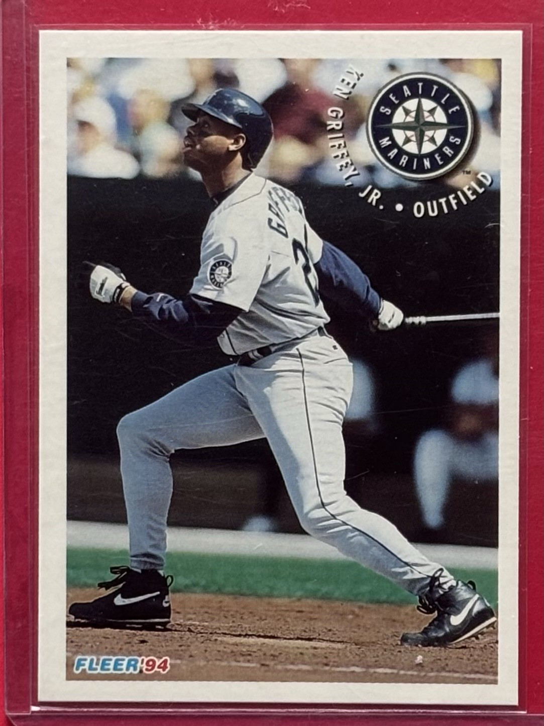 1994 Fleer Ken Griffey Jr. Outfield Seattle Mariners MLB Baseball Card 1994 Fleer Ken Griffey Jr. Outfield Seattle Mariners MLB Baseball Card