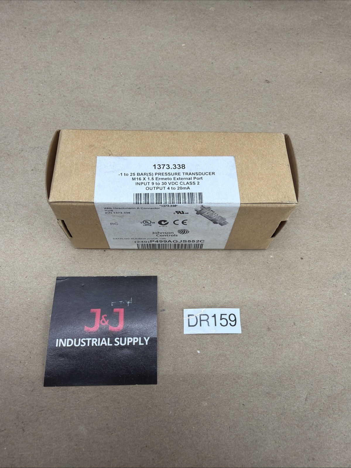 New Johnson Controls Pressure Transducer P499AGJS552C 1373.338 Warranty 🇺🇸