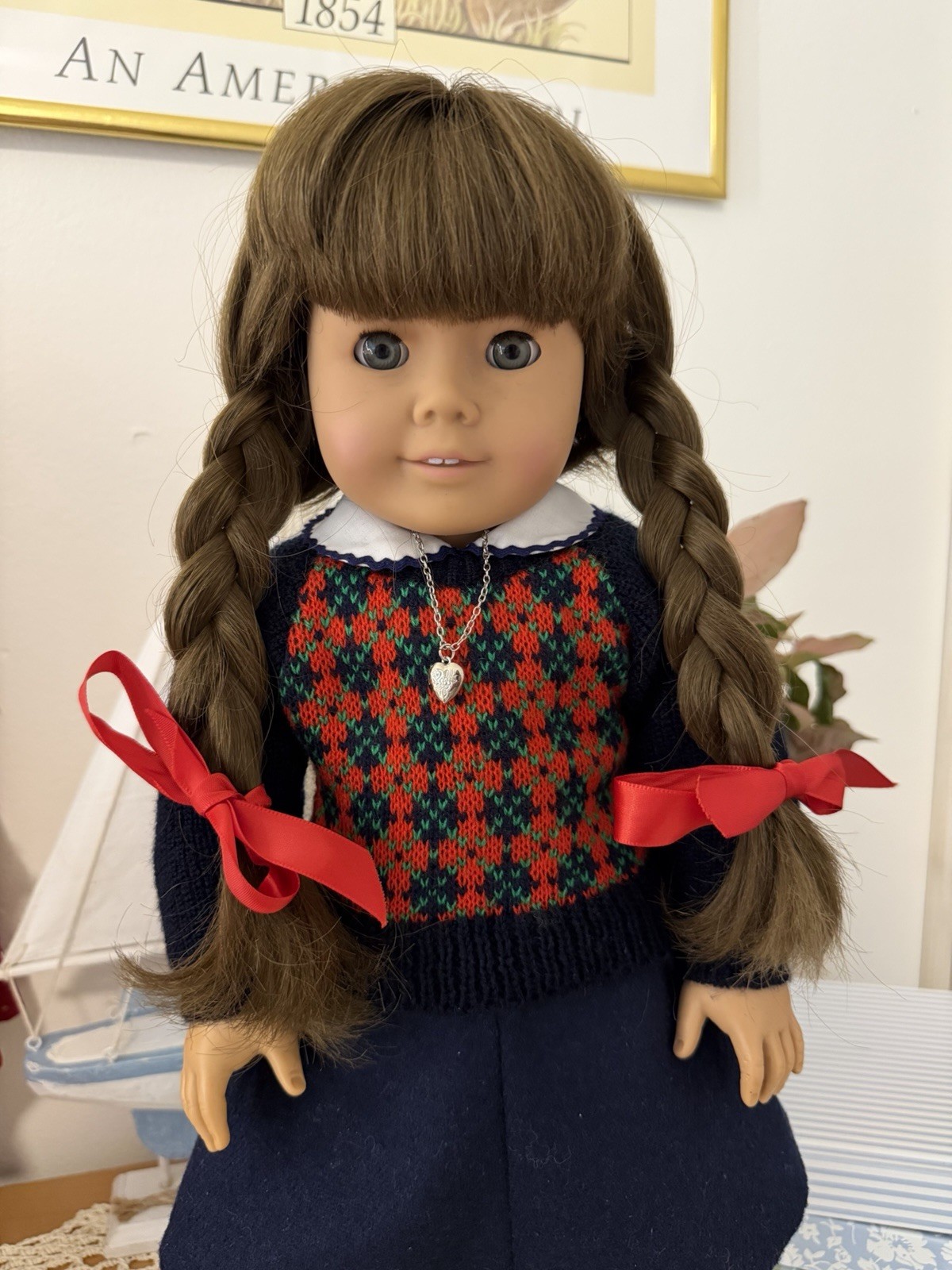 American Girl Molly McIntire Doll 1987 White Body Pleasant Company American Girl Molly McIntire Doll 1987 White Body Pleasant Company