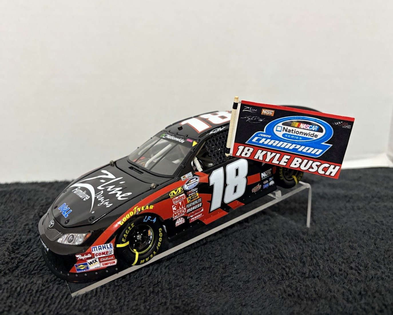 Custom Built 2009 1/24 Kyle Busch Championship NASCAR Diecast (Talladega Scheme) Custom Built 2009 1/24 Kyle Busch Championship NASCAR Diecast (Talladega Scheme)