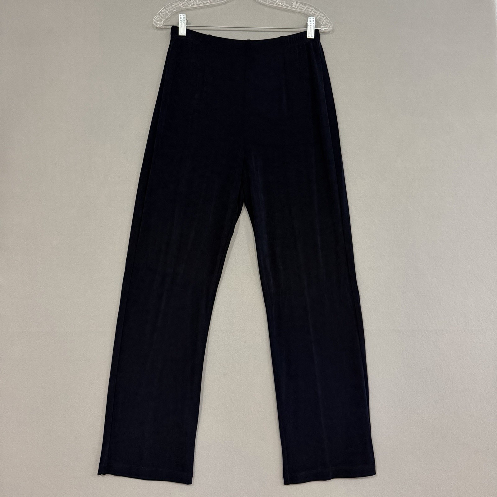 NEW Chicos Travelers No Tummy Pant Women\'s 1/Medium Navy Blue Pull On Stretch