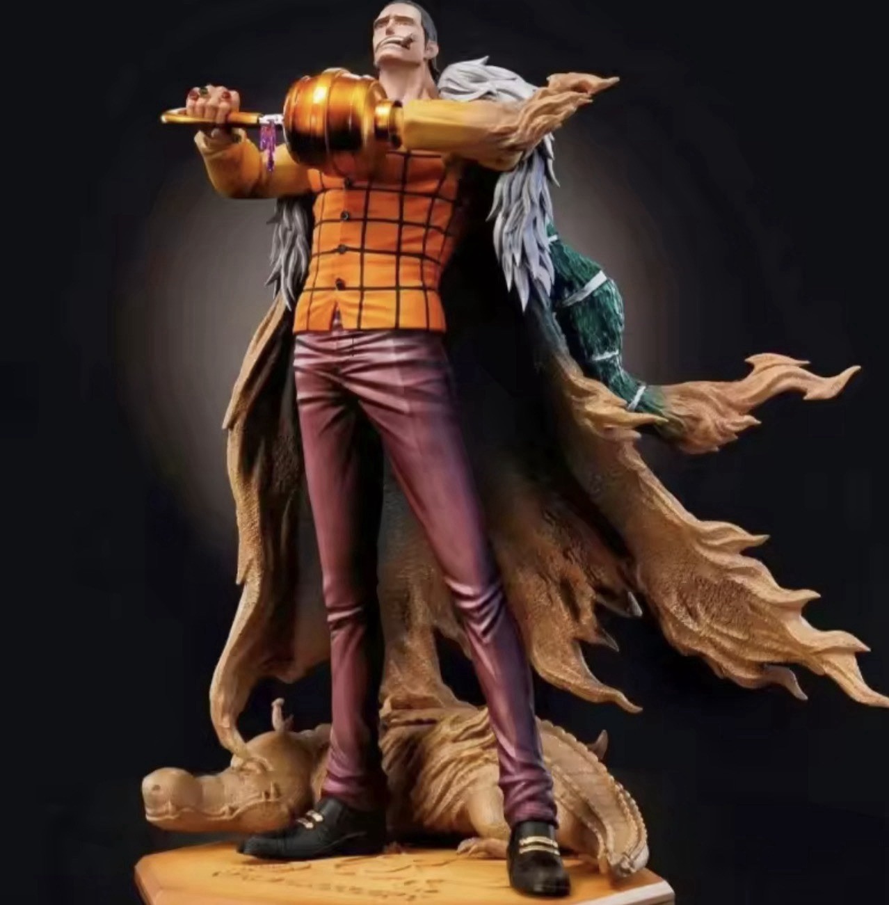 30cm One Piece Sg Two-Tone Sir Crocodile Action Figures Pvc 30cm One Piece Sg Two-Tone Sir Crocodile Action Figures Pvc