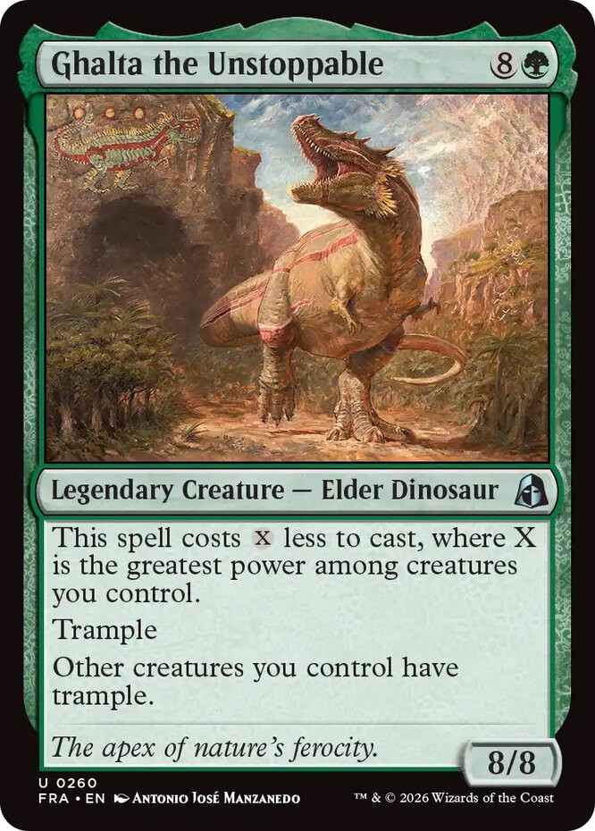 1x Ghalta the Unstoppable MTG - Reality Fracture - NM-Mint