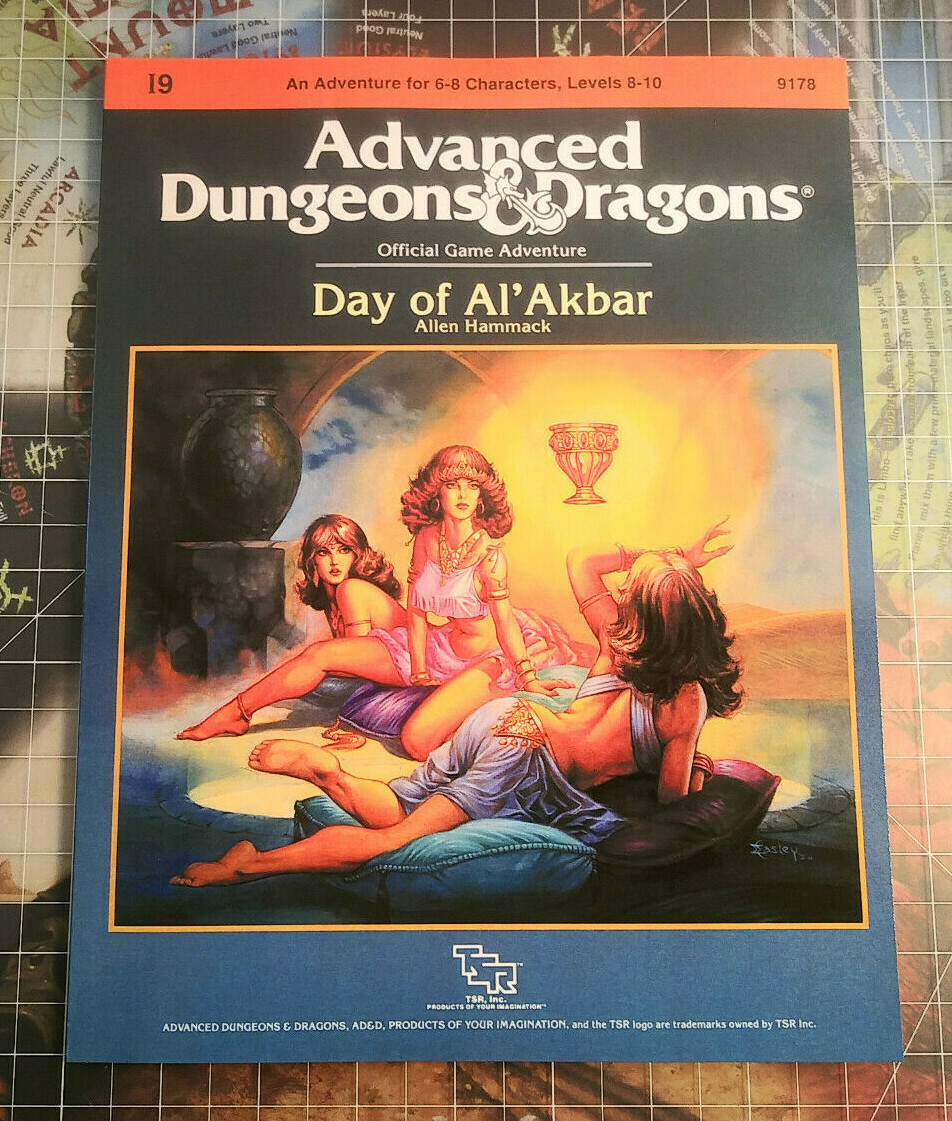 I9 Day of Al\'Akbar - Module Dungeons & Dragons AD&D D&D