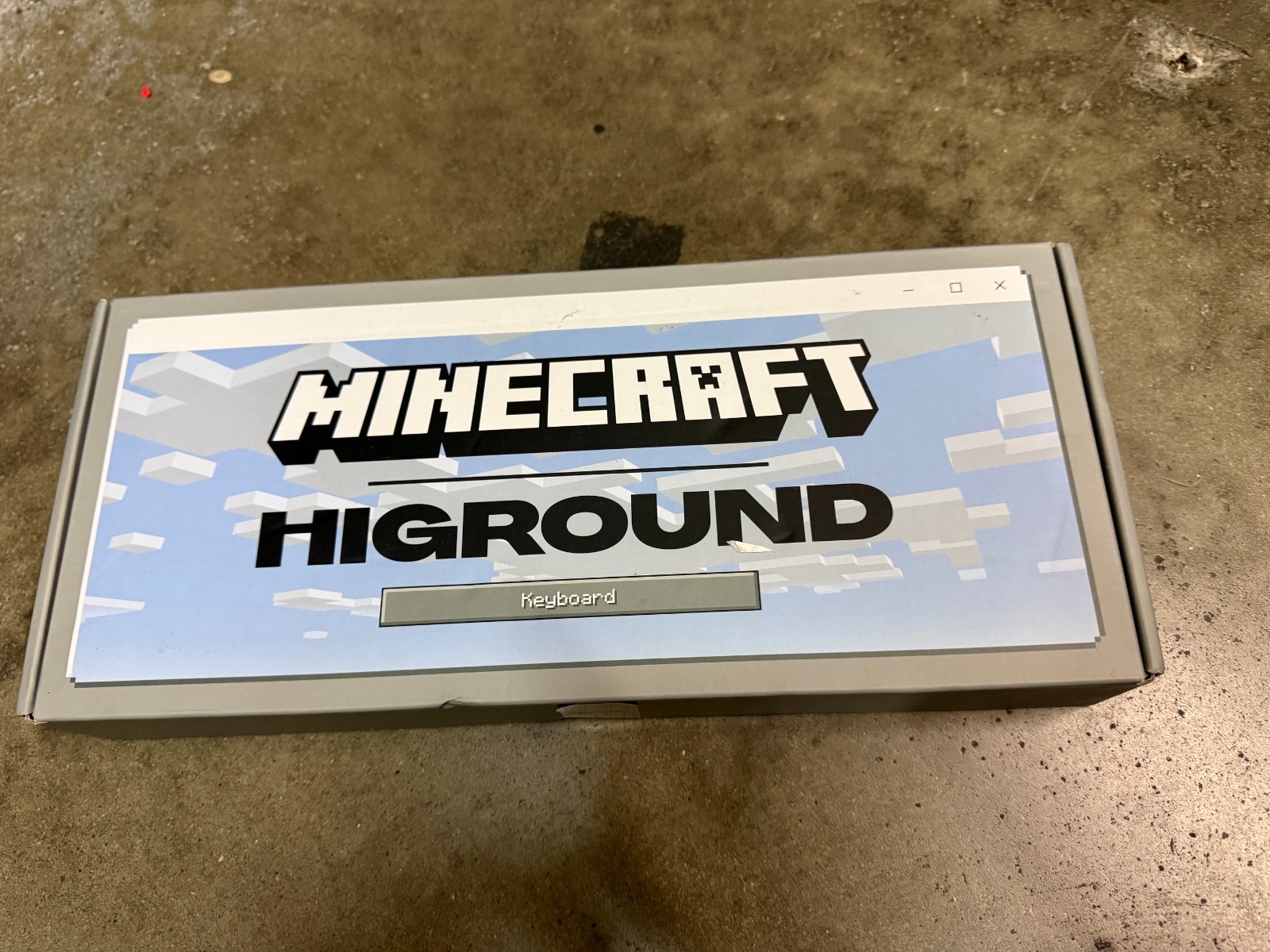 OB Higround x Minecraft Basecamp 65 Mining Wall Mechanical Keyboard