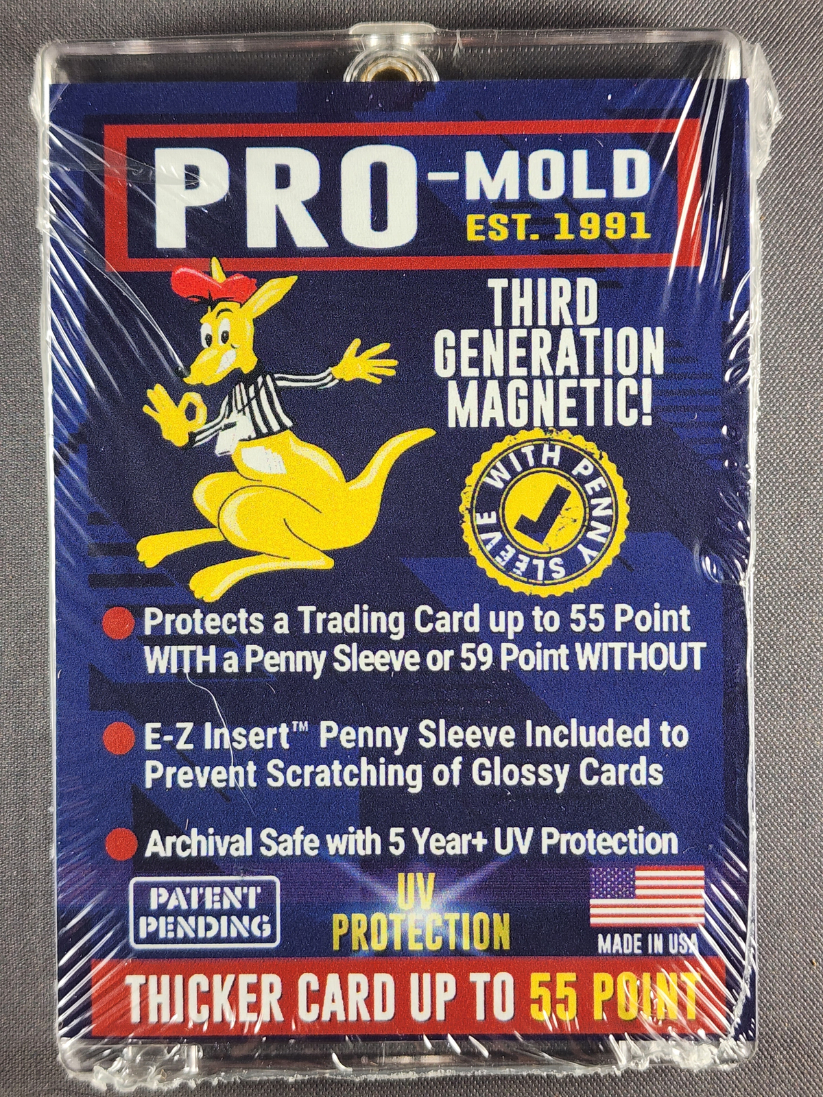 25x Pro-Mold MH55SAB 55pt 3rd Gen Magnetic Holders w/ E-Z Insert Sleeve Full Box