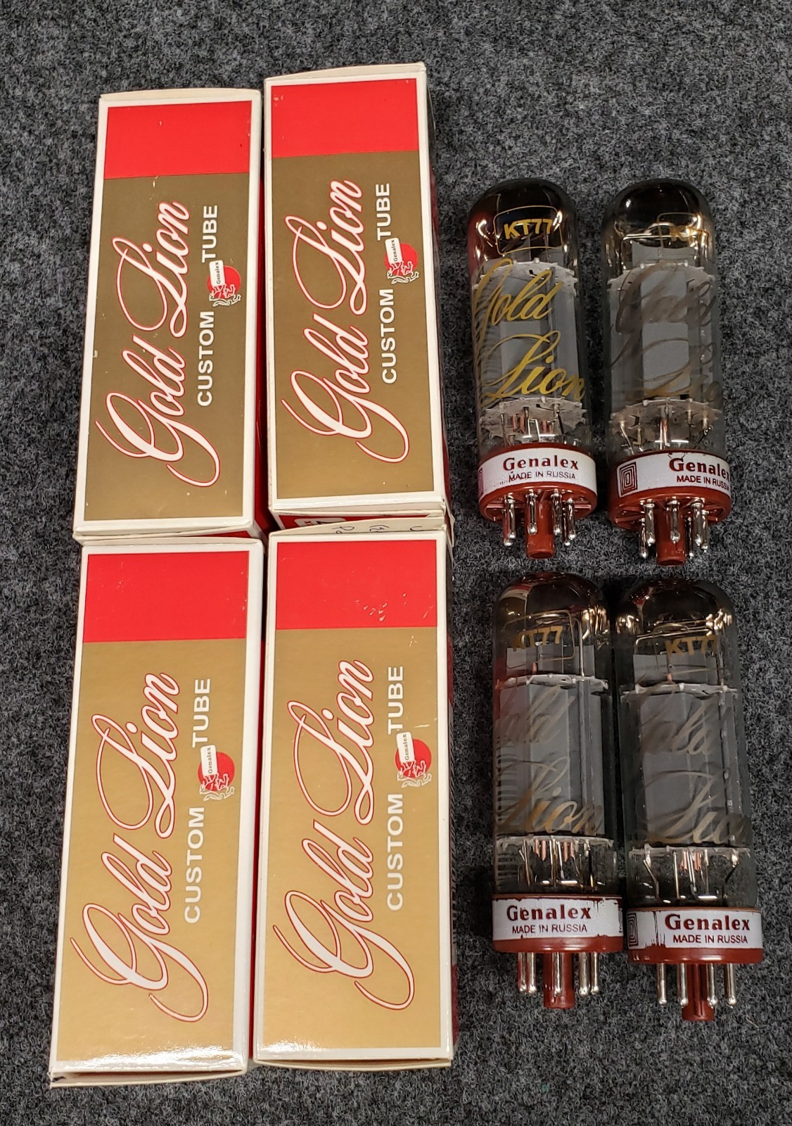 Genalex Gold Lion KT77/EL34 Power Tubes - QUAD