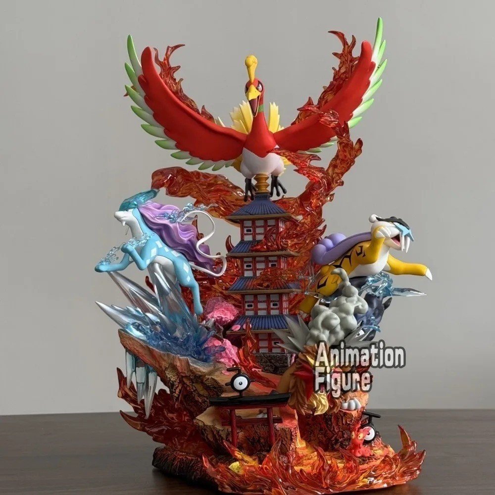 Pokemon Figure | 38cm | Pokemon | Raikou/Suicune/Entei/Ho-Oh Pokemon Figure | 38cm | Pokemon | Raikou/Suicune/Entei/Ho-Oh
