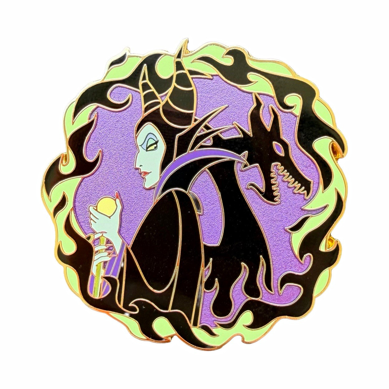 Disney Sleeping Beauty Maleficent with Dragon Pin