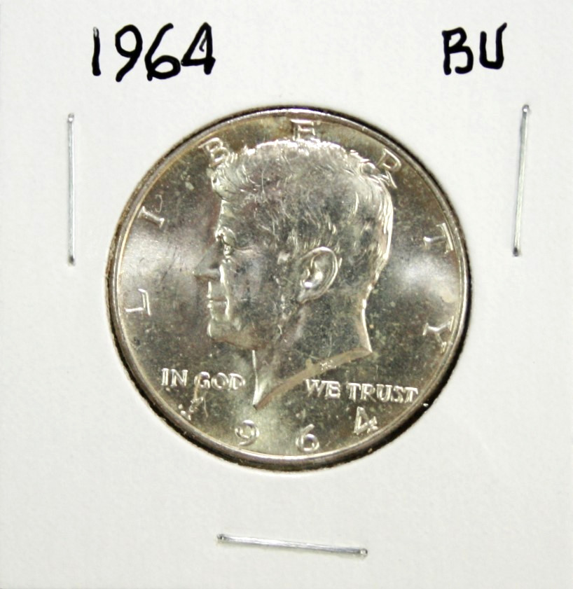 1964 Kennedy Dollar BU 90% Silver #1
