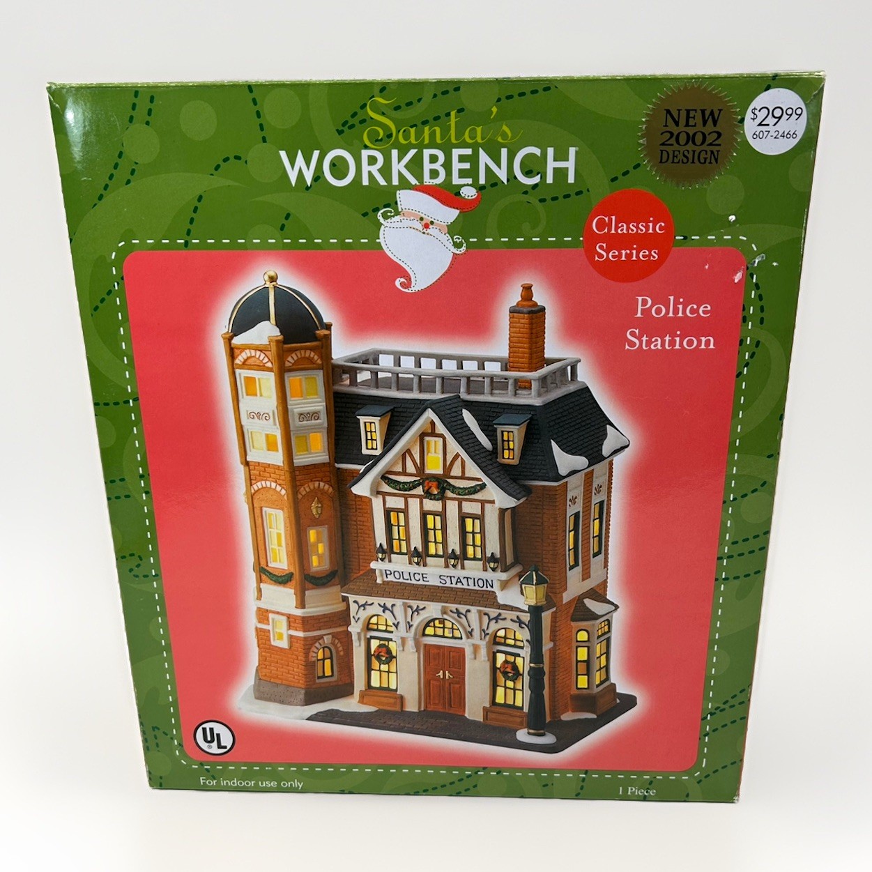 Santa’s Workbench Classic Series “Police Station” #607‑2466 w/ Box