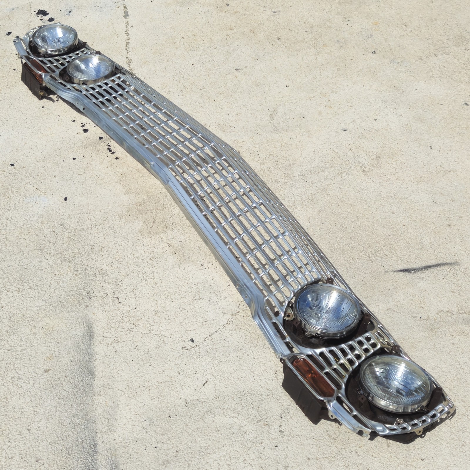 OEM 1963 Impala / Bel-Air / Biscayne Grille Headlight Housing Bucket Assemblies
