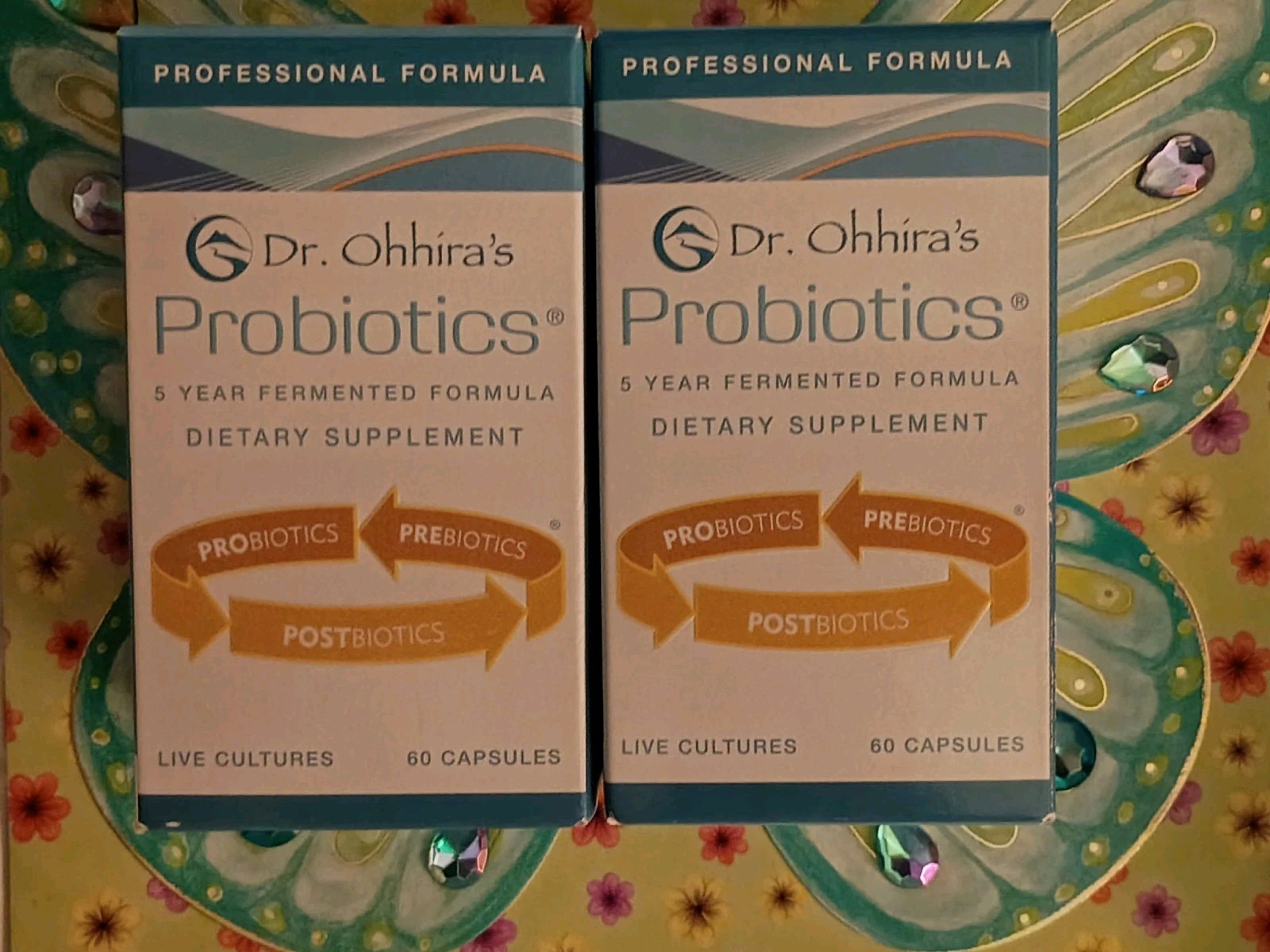 TWO DR OHHIRA\'S PROBIOTIC PROFESSIONAL 5 YEAR  FERMENTED  60 Caps Each  02/28 🆕