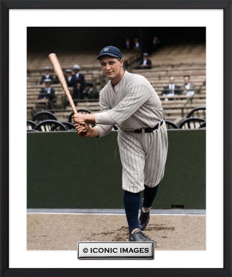 LOU GEHRIG 16X20 SIGNATURE SERIES PRINT PHOTO POSTER - METALLIC